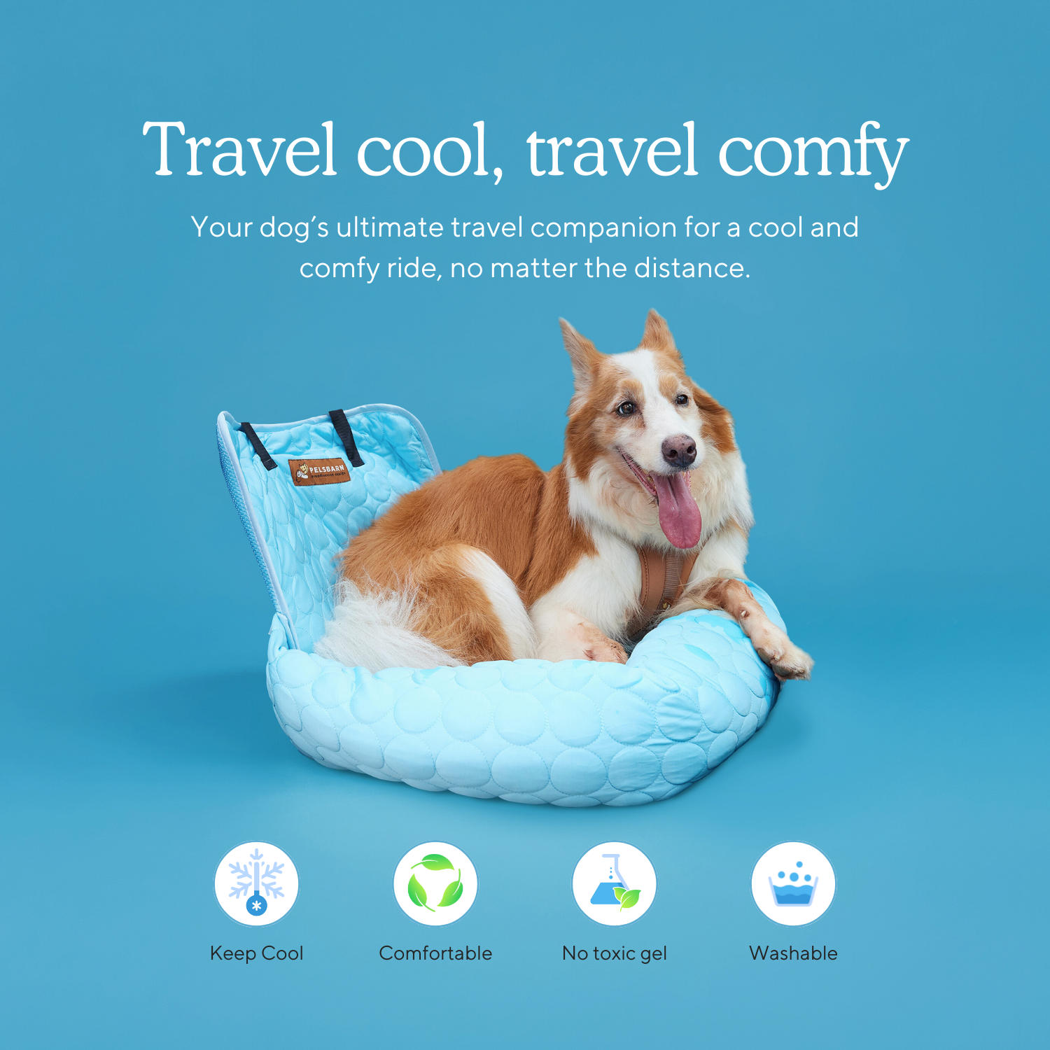 Cooling Car Bed Heat Relief - Pelsbarn helps shelter dogs!