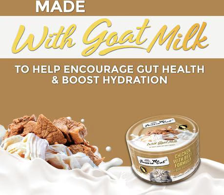 Super Premium Chicken with Beef in Goat Milk Gravy Shredded Wet Cat Food