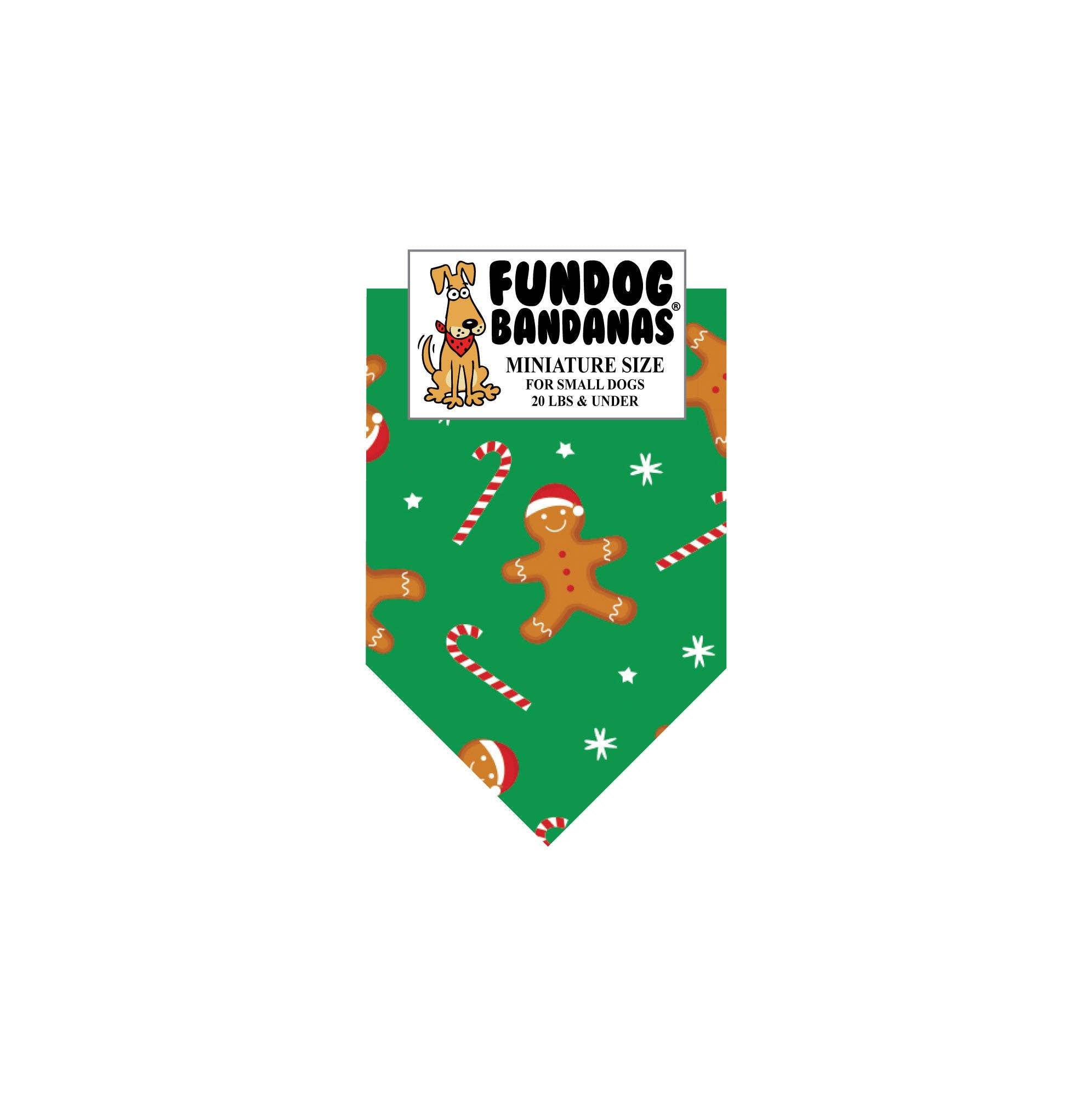 Gingerbread People Dog Bandanas