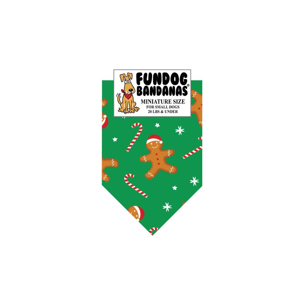 Gingerbread People Dog Bandanas
