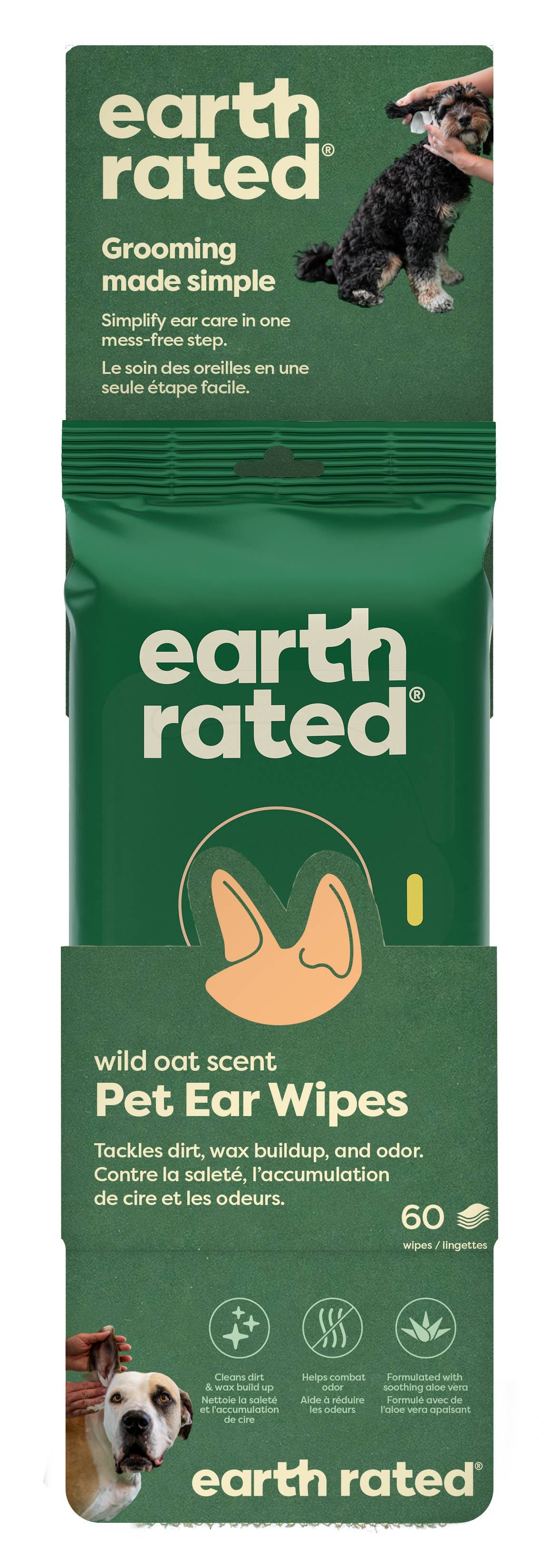 Earth Rated Ear Cleansing Wipes