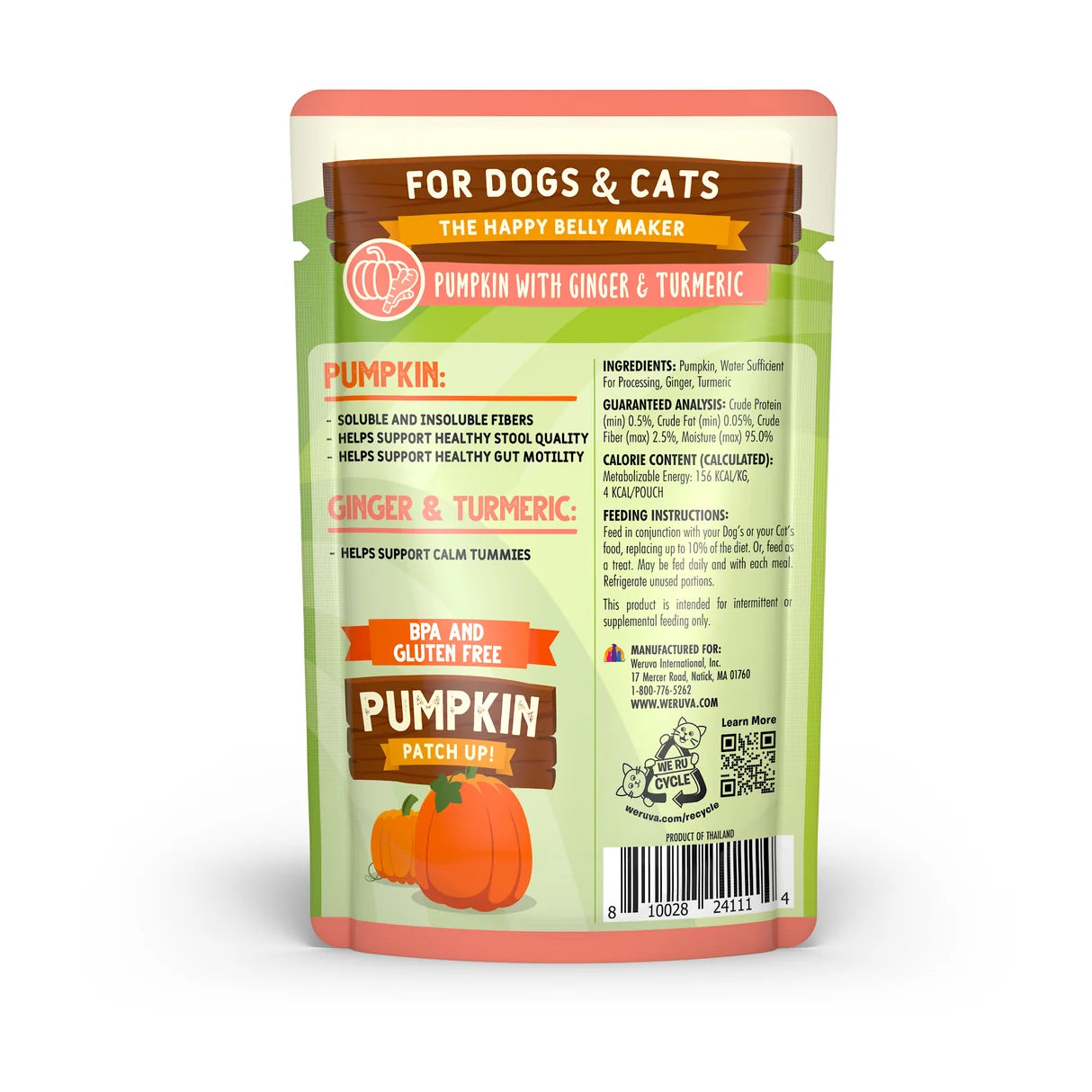 Pumpkin with Ginger & Turmeric Supplement
