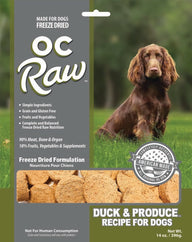 Duck & PRODUCE ~ 14 oz Freeze Dried Sliders