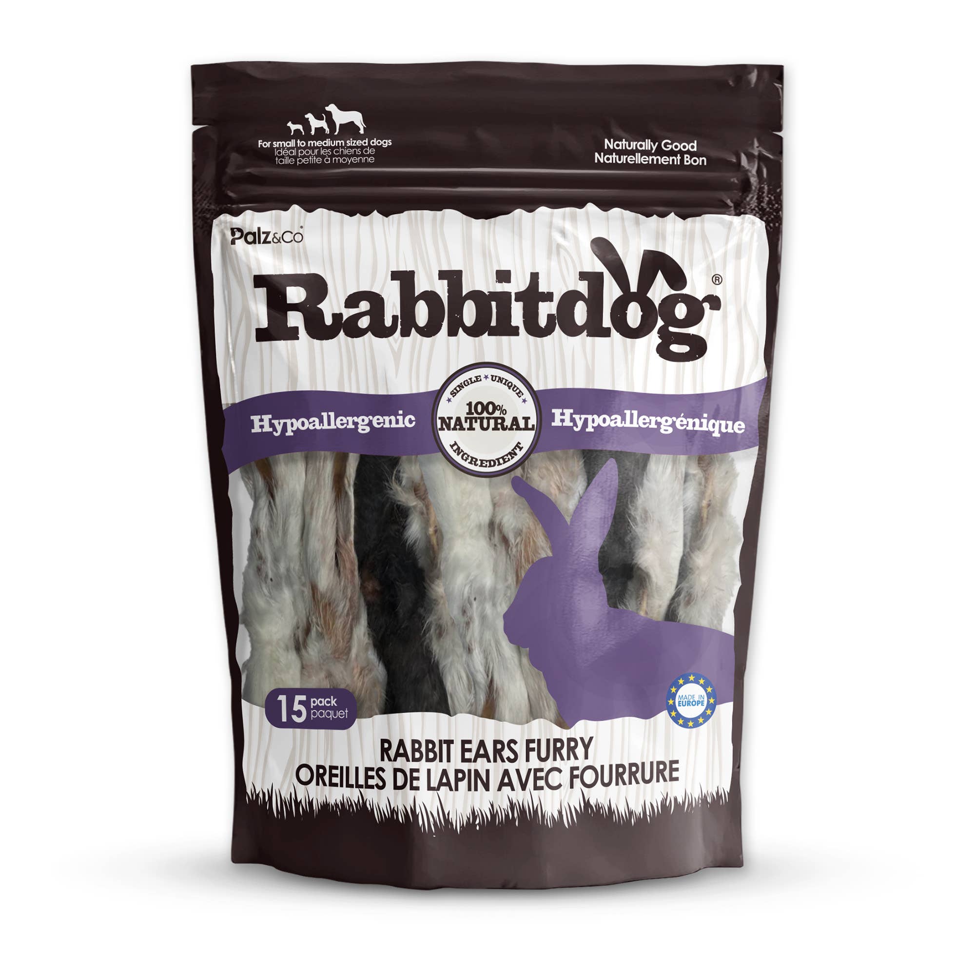 Rabbitdog Rabbit Ear Dog Chew Treats
