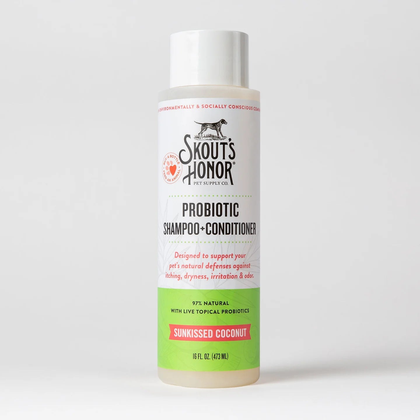 Skout's Honor Probiotic Shampoo + Conditioner - Sunkissed Coconut