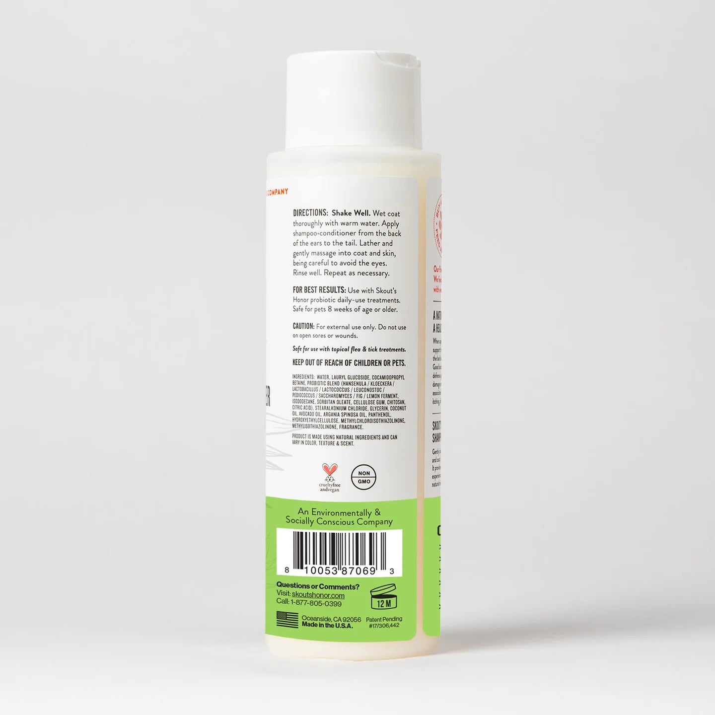 Skout's Honor Probiotic Shampoo + Conditioner - Sunkissed Coconut