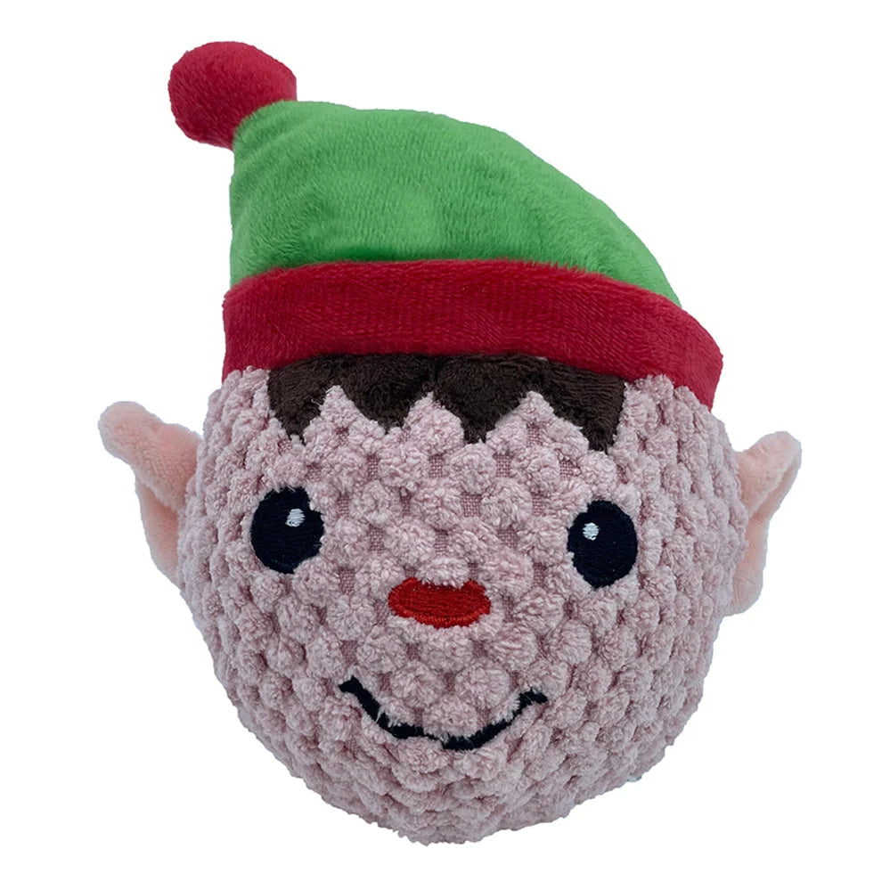Squeaky Twin Pack Ball - Penguin & Elf
