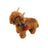 12" Christmas Golden Highland Cow