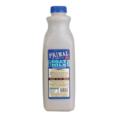 Primal Raw Goat Milk - Blueberry Pom Burst for Cats & Dogs