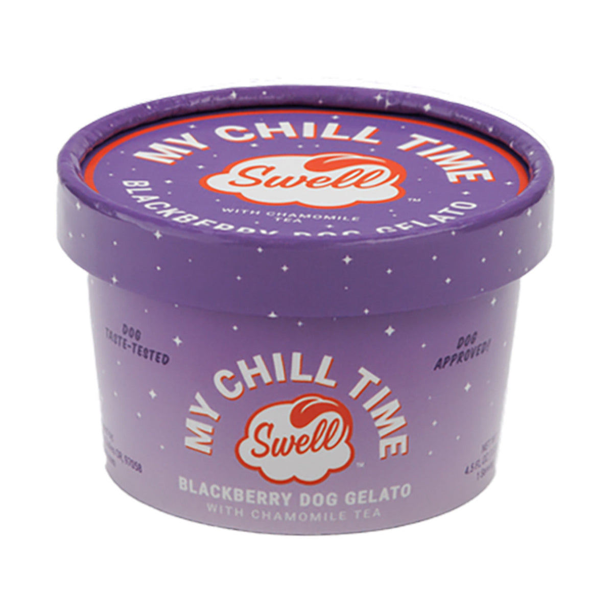 Swell Gelato Frozen Dog Treat, "My Chill Time" Blackberry & Chamomile Tea
