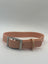 Peach Biothane Dog Collars - L