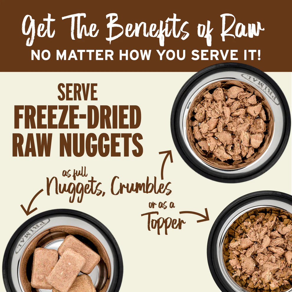 Primal Freeze Dried Raw Nuggets - Turkey & Sardine