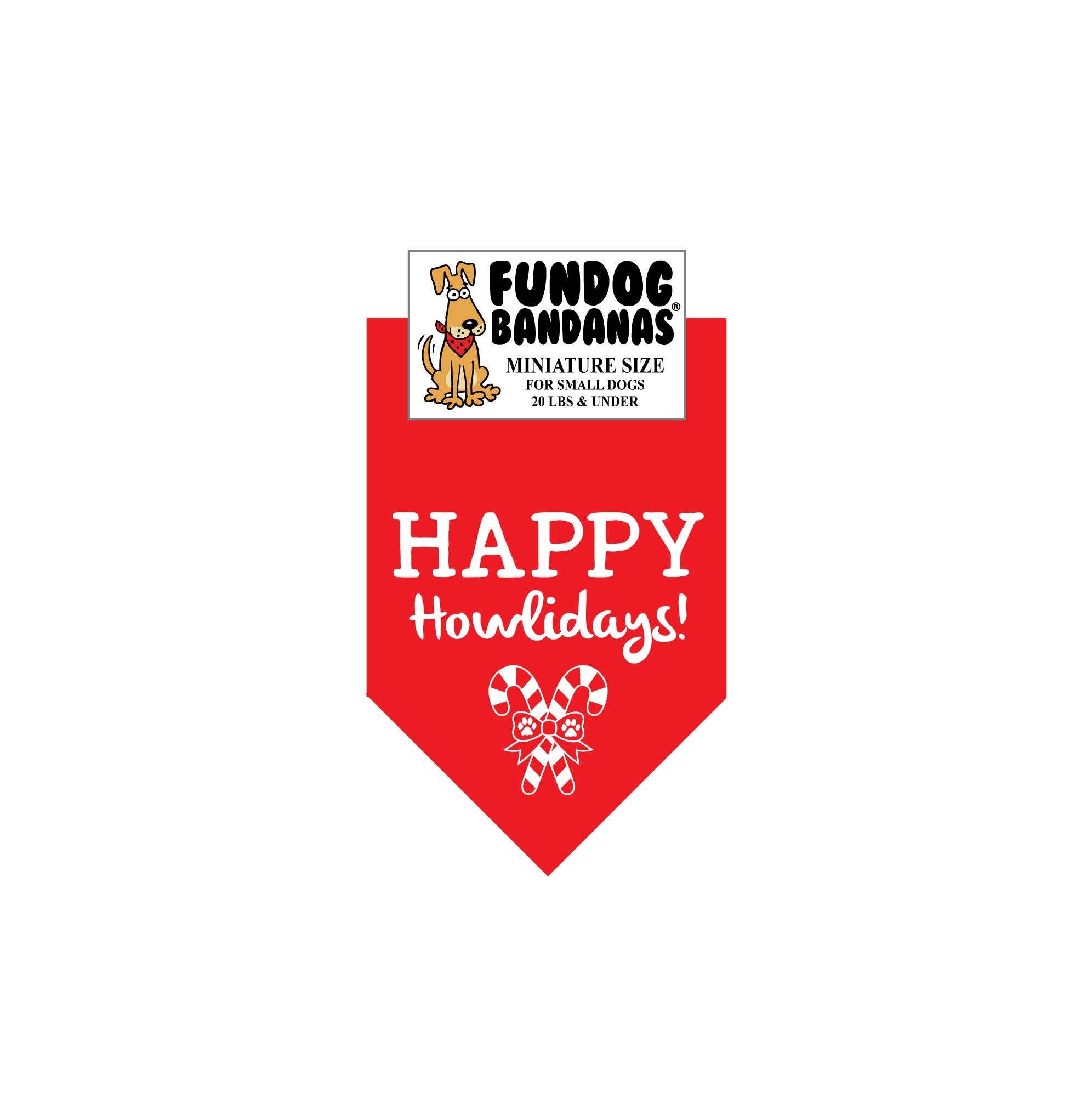 Happy Howlidays Dog Bandanas