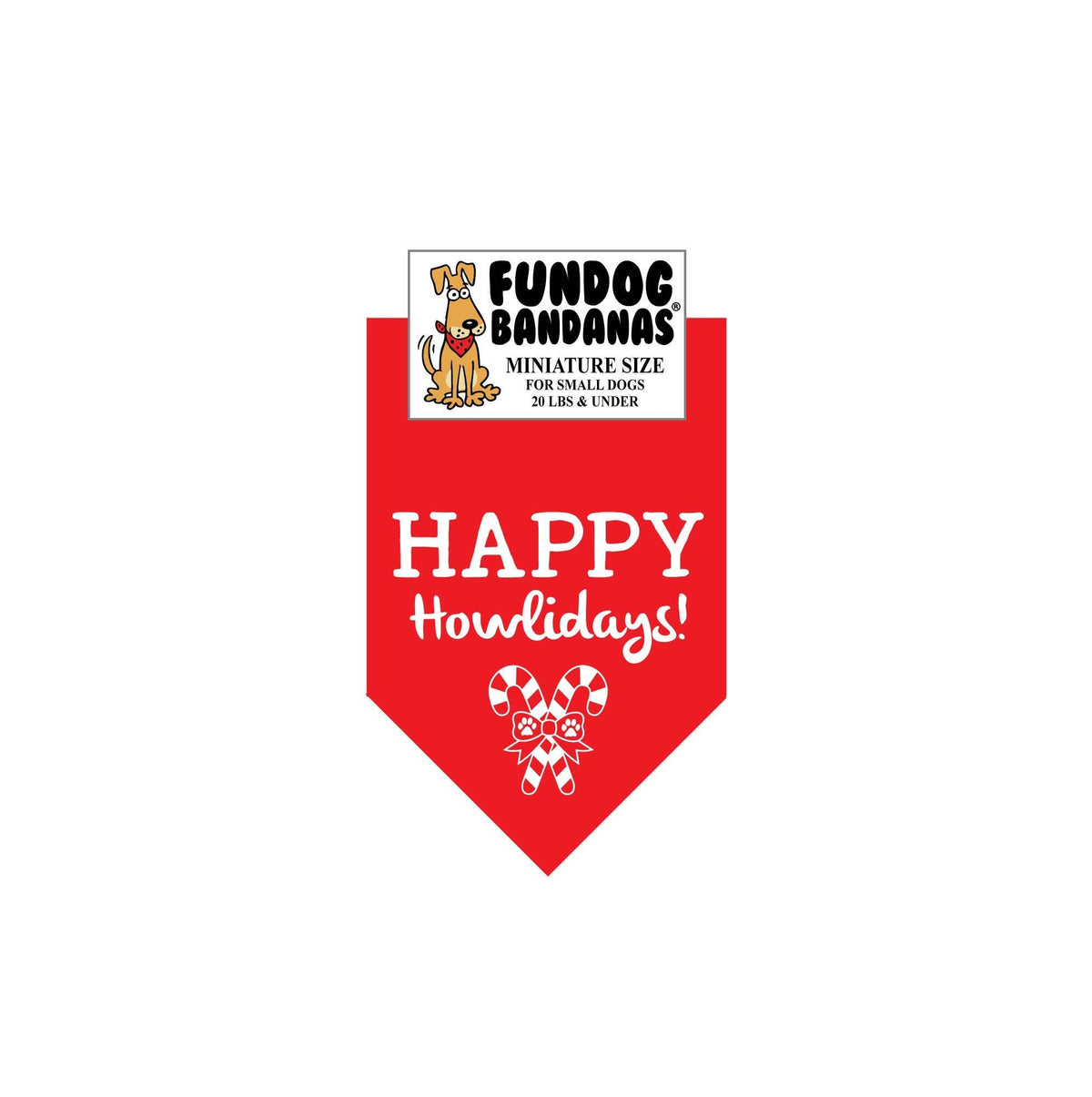 Happy Howlidays Dog Bandanas