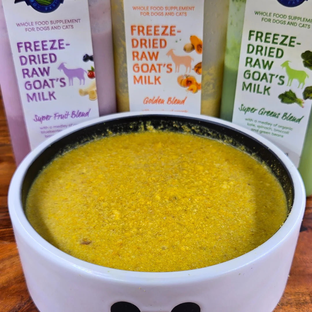 Raw Freeze Dried Goat Milk -  Golden Blend