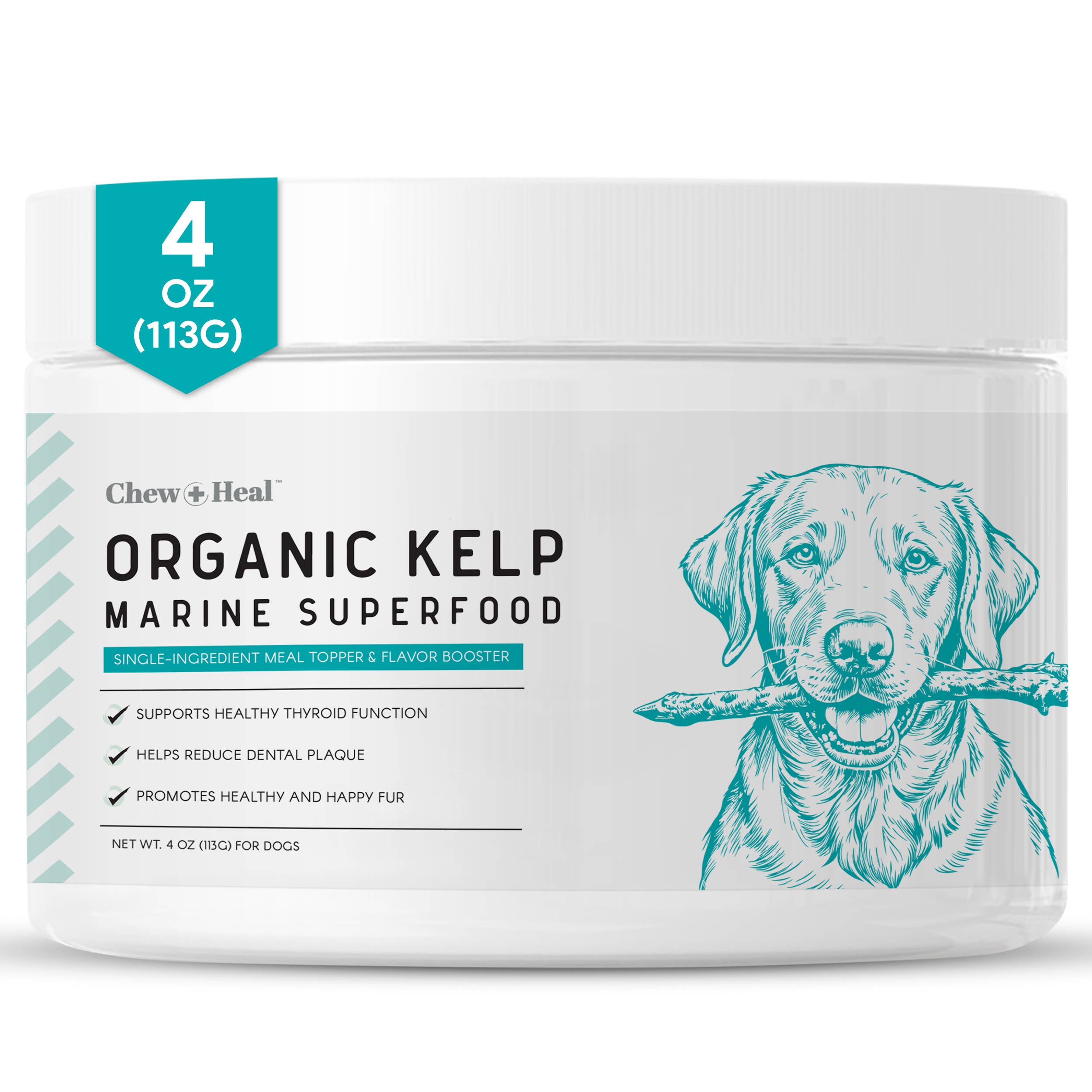 Organic Kelp Granules Marine Superfood Powder with Spoon