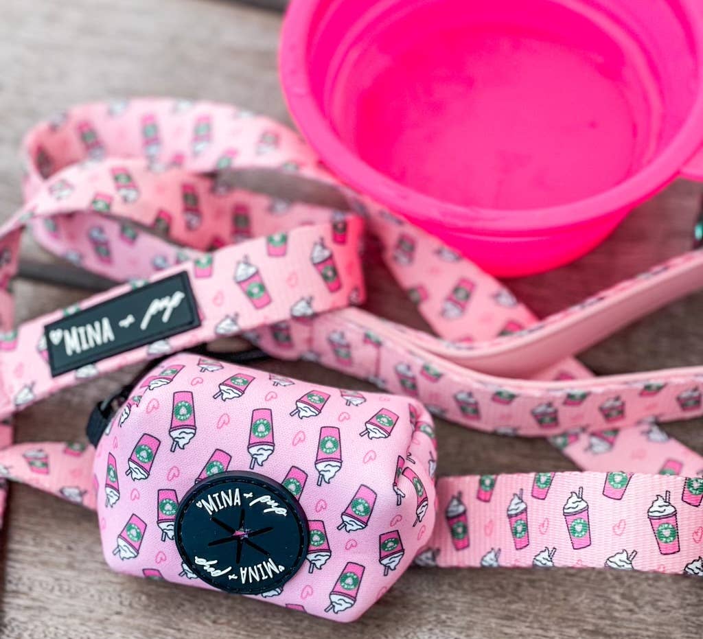 Pink Pupshake Poop Bag Holder and Dispenser