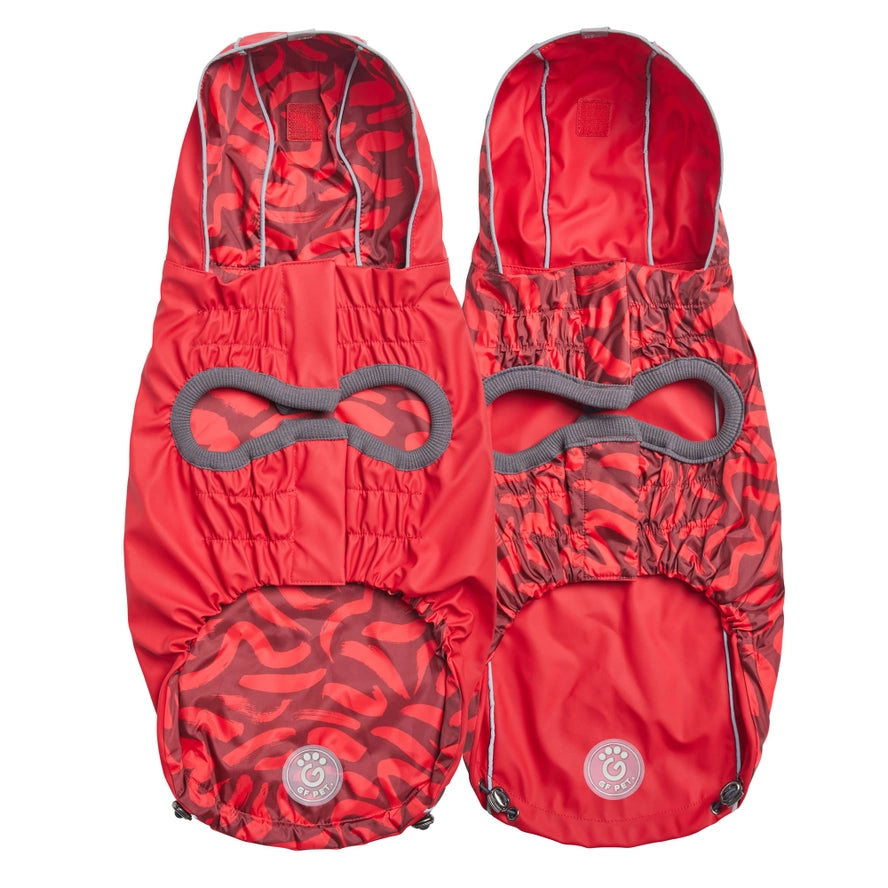GF Pet Reversible Elasto-Fit Raincoat - Red