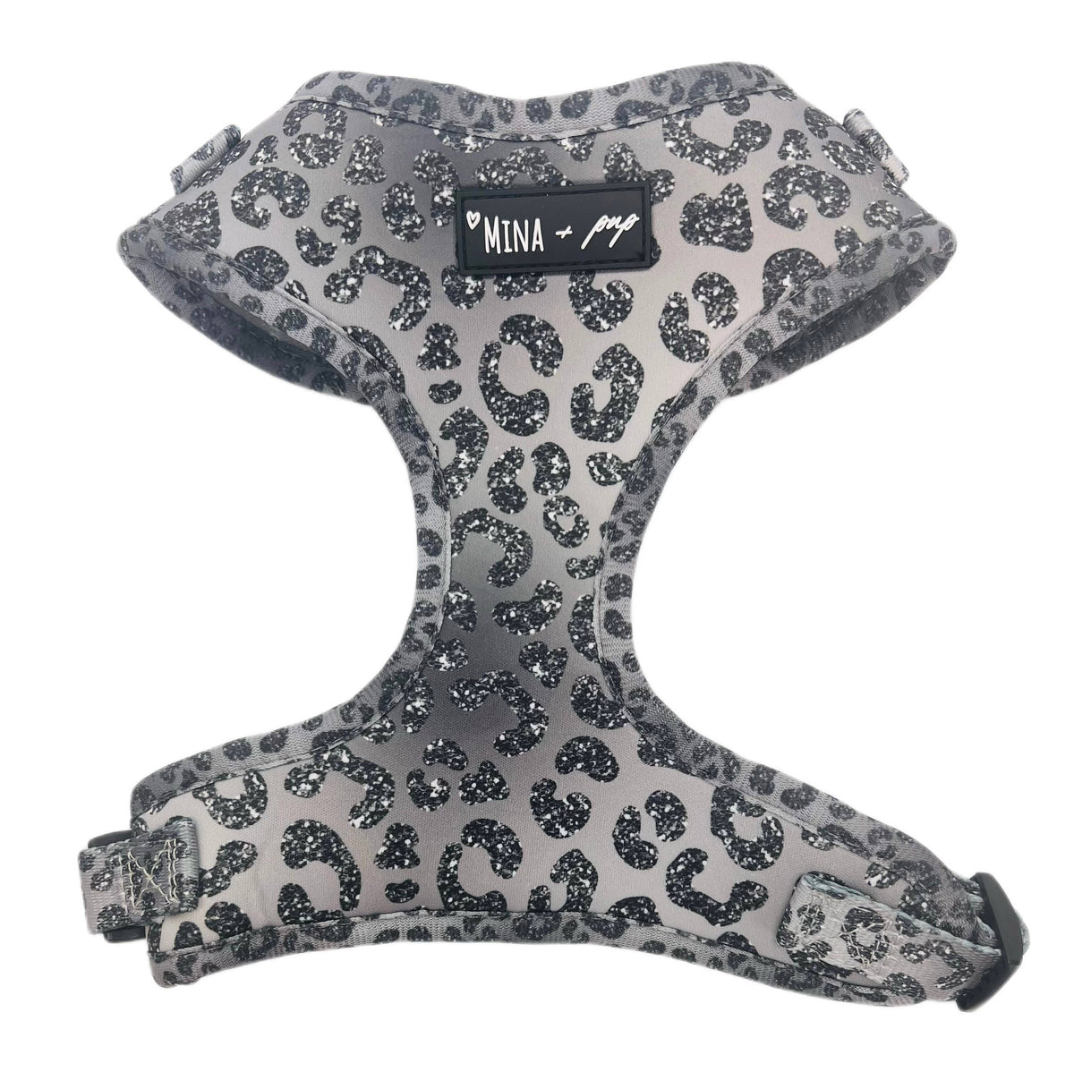 YOU’RE SO GLAM ADJUSTABLE SILVER OMBRE DOG & CAT HARNESS