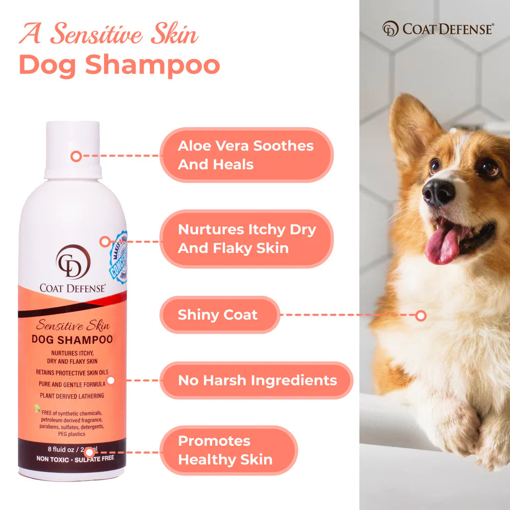 Sensitive Skin Dog Shampoo - 8oz Concentrated