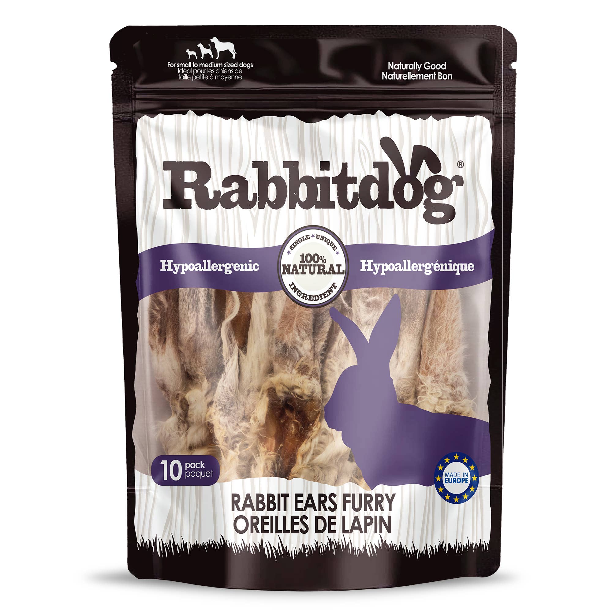 Rabbitdog Rabbit Ear Dog Chew Treats