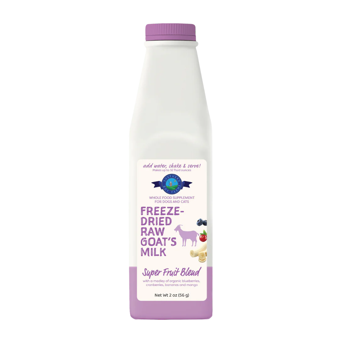 Raw Freeze Dried Goat Milk - Super Fruit Blend