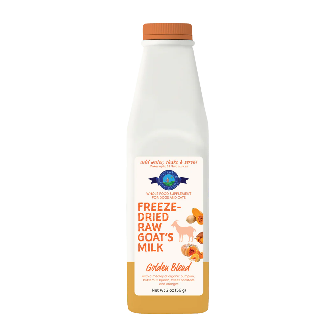 Raw Freeze Dried Goat Milk -  Golden Blend