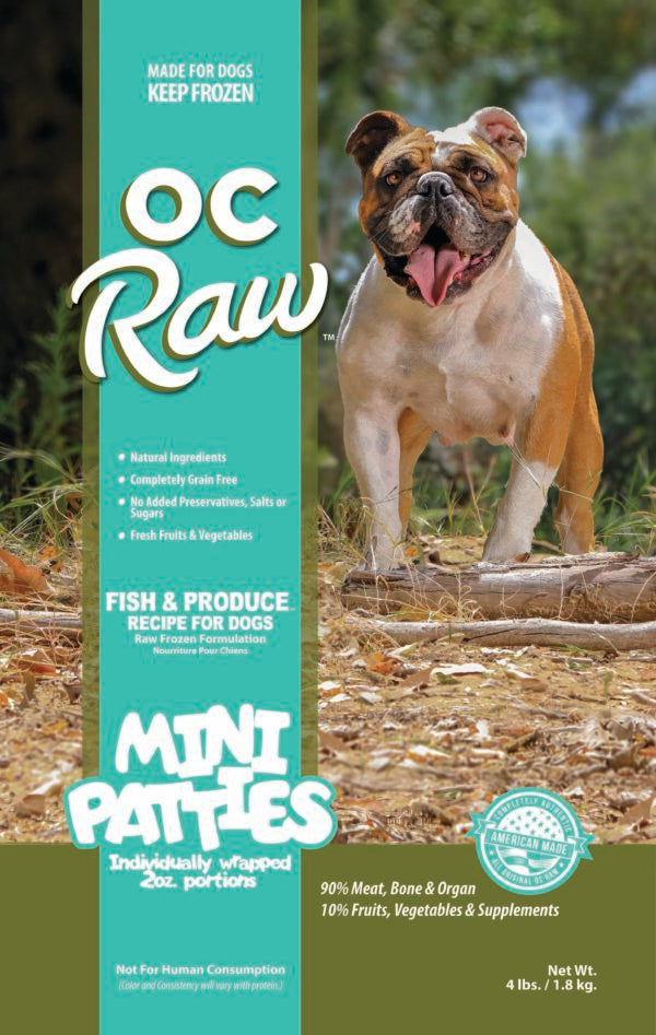 Oc Raw Fish & Produce - Mini Patties 4LB