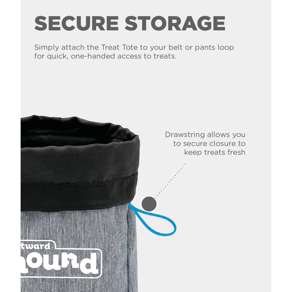 Outward Hound Treat Tote Hands-Free Dog Training Pouch