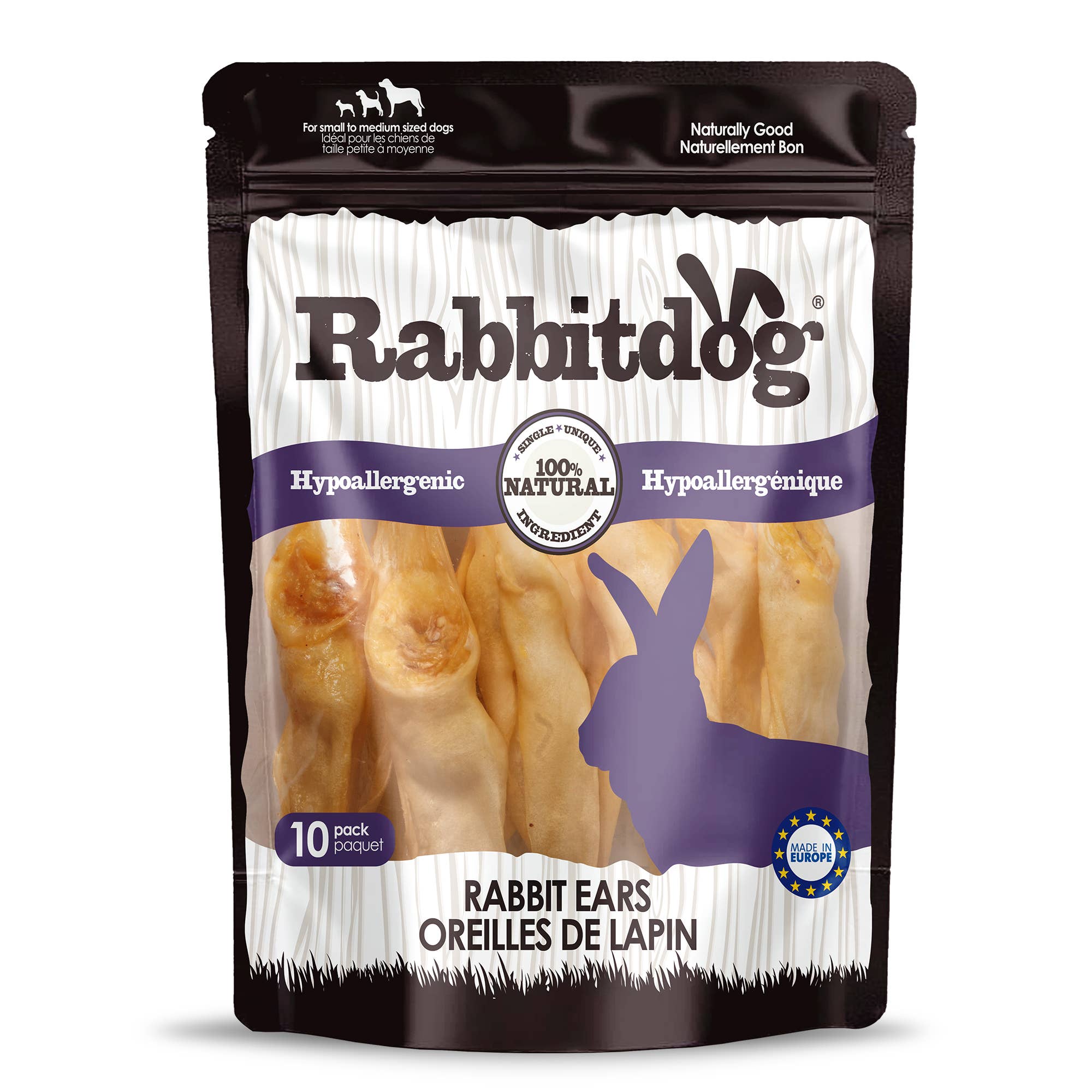 Rabbitdog Rabbit Ear Dog Chew Treats