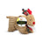 Reindeer Squooshie™ Durable Holiday Plush Dog Toy by HuggleHounds®
