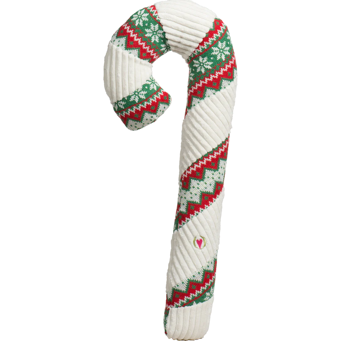 HuggleHounds Holiday Favorite Wintergreen Candy Cane Dog Toy