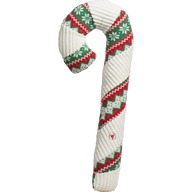 HuggleHounds Holiday Favorite Wintergreen Candy Cane Dog Toy