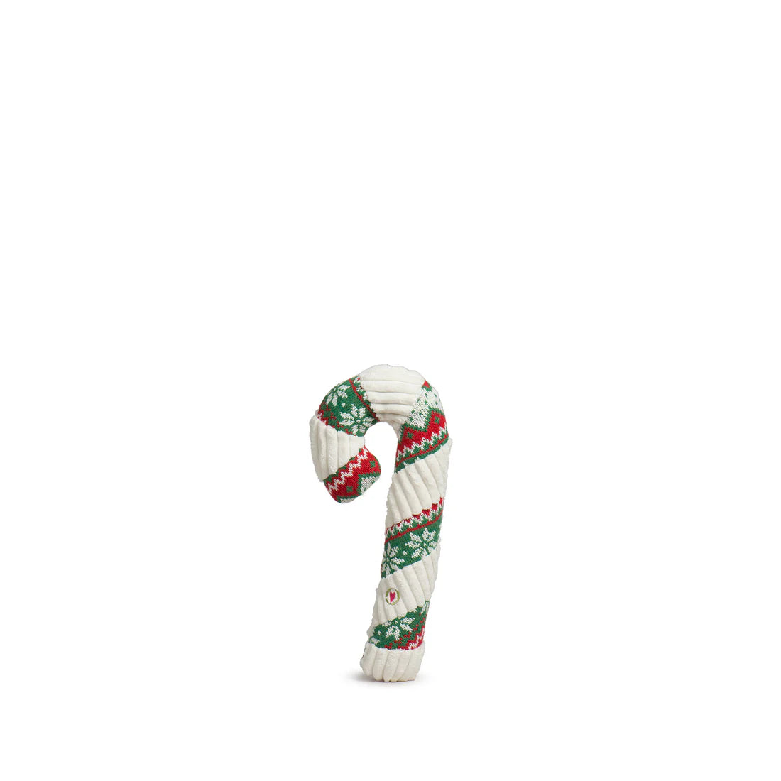 HuggleHounds Holiday Favorite Wintergreen Candy Cane Dog Toy