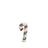 HuggleHounds Holiday Favorite Wintergreen Candy Cane Dog Toy