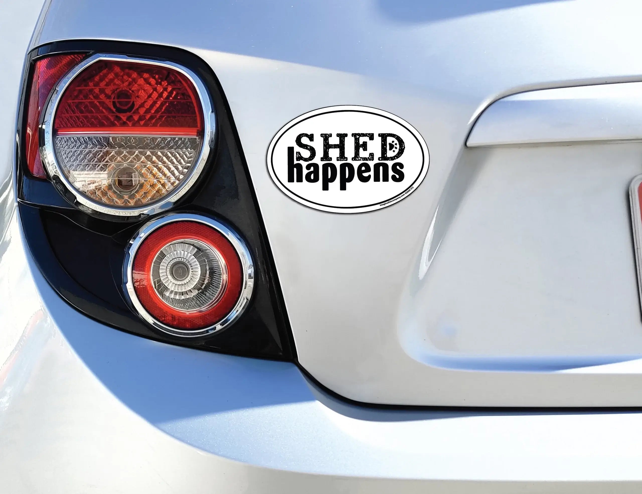 Shed Happens Oval Magnet