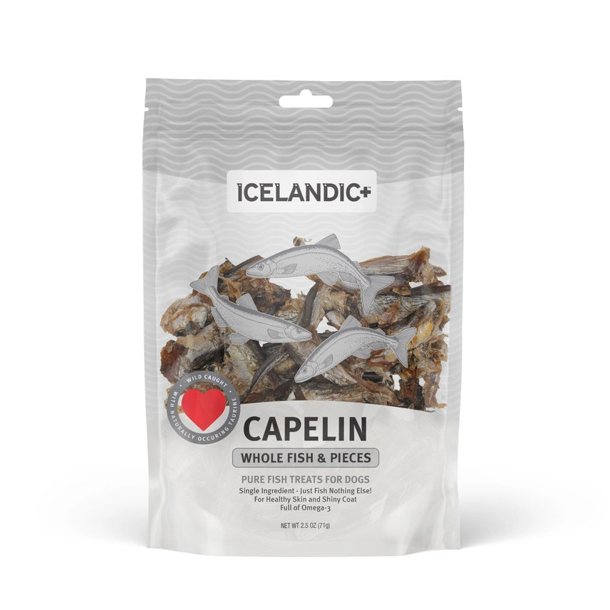 Icelandic Capelin Whole Fish & Pieces Dog Treat