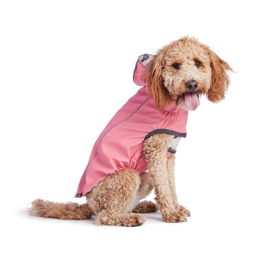 GF Pet Reversible Elasto-Fit Raincoat - Pink