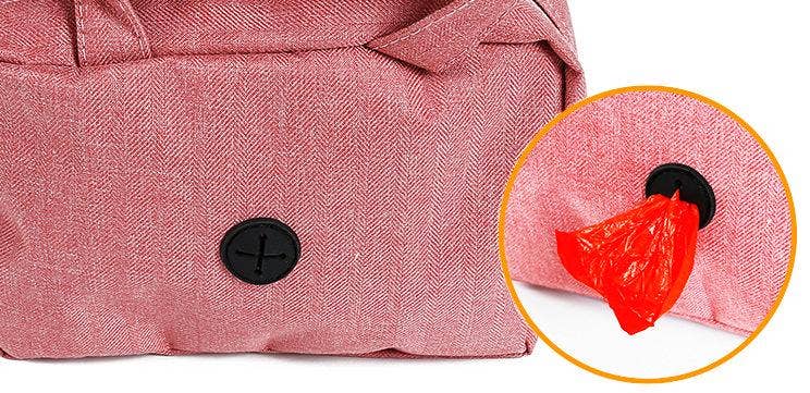 Pet Life ® 'Posh Walk' Purse Dog Leash & Waste Bag Dispenser