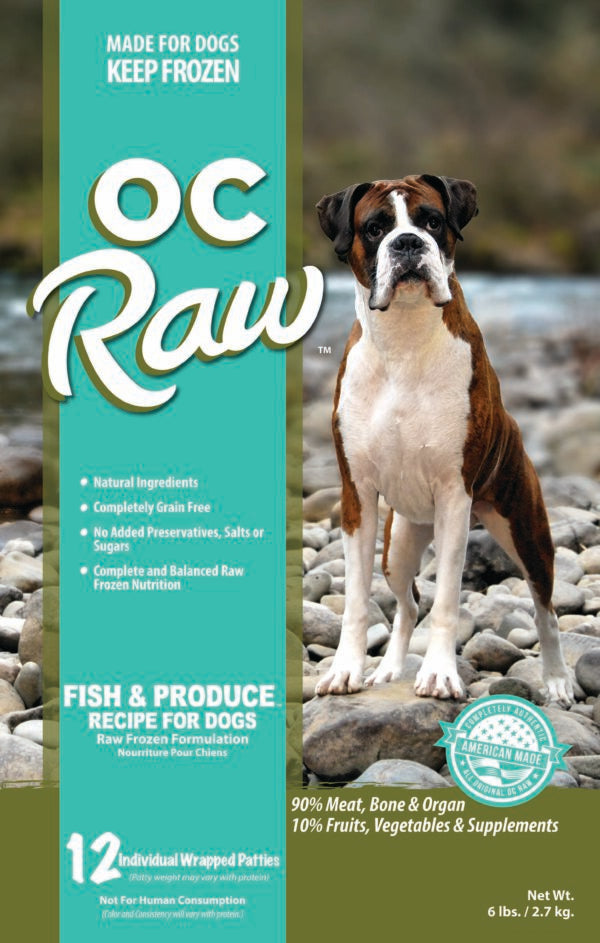 OC Raw Fish & Produce - 6 LB Patties