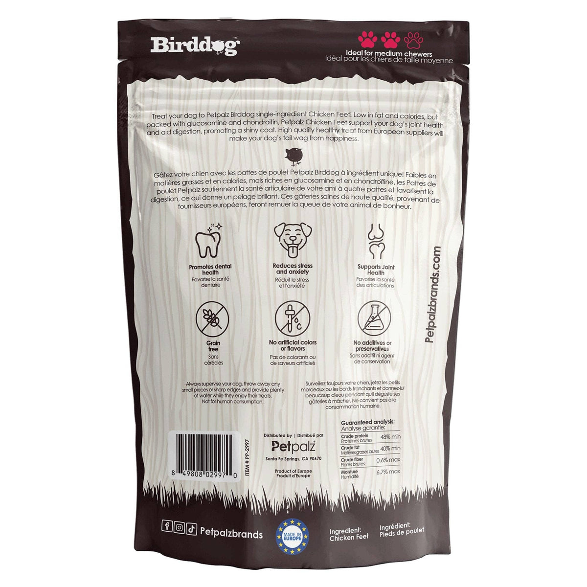 Birddog Chicken Feet Chews