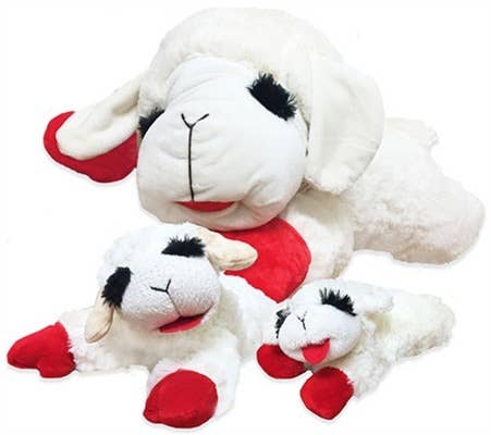 Lamb Chop Plush Dog Toy 10" - Multipet