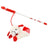 Multipet Lamb Chop Cat Wand with Refillable Catnip