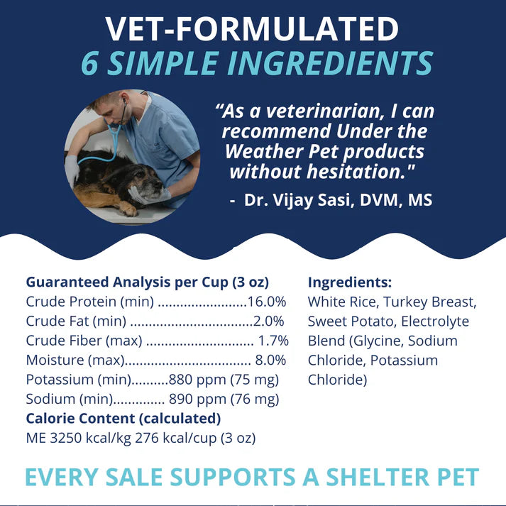 Turkey, Rice, & Sweet Potato Bland Diet For Dogs