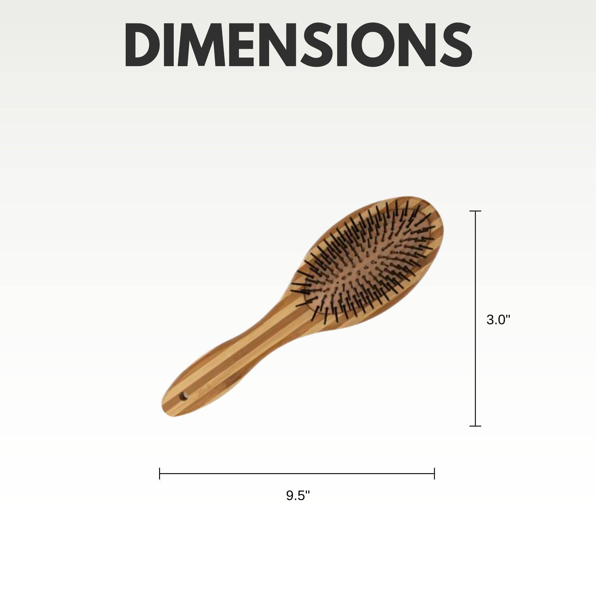 Country Living Dual Sided Eco-Friendly Bamboo Dog Brush