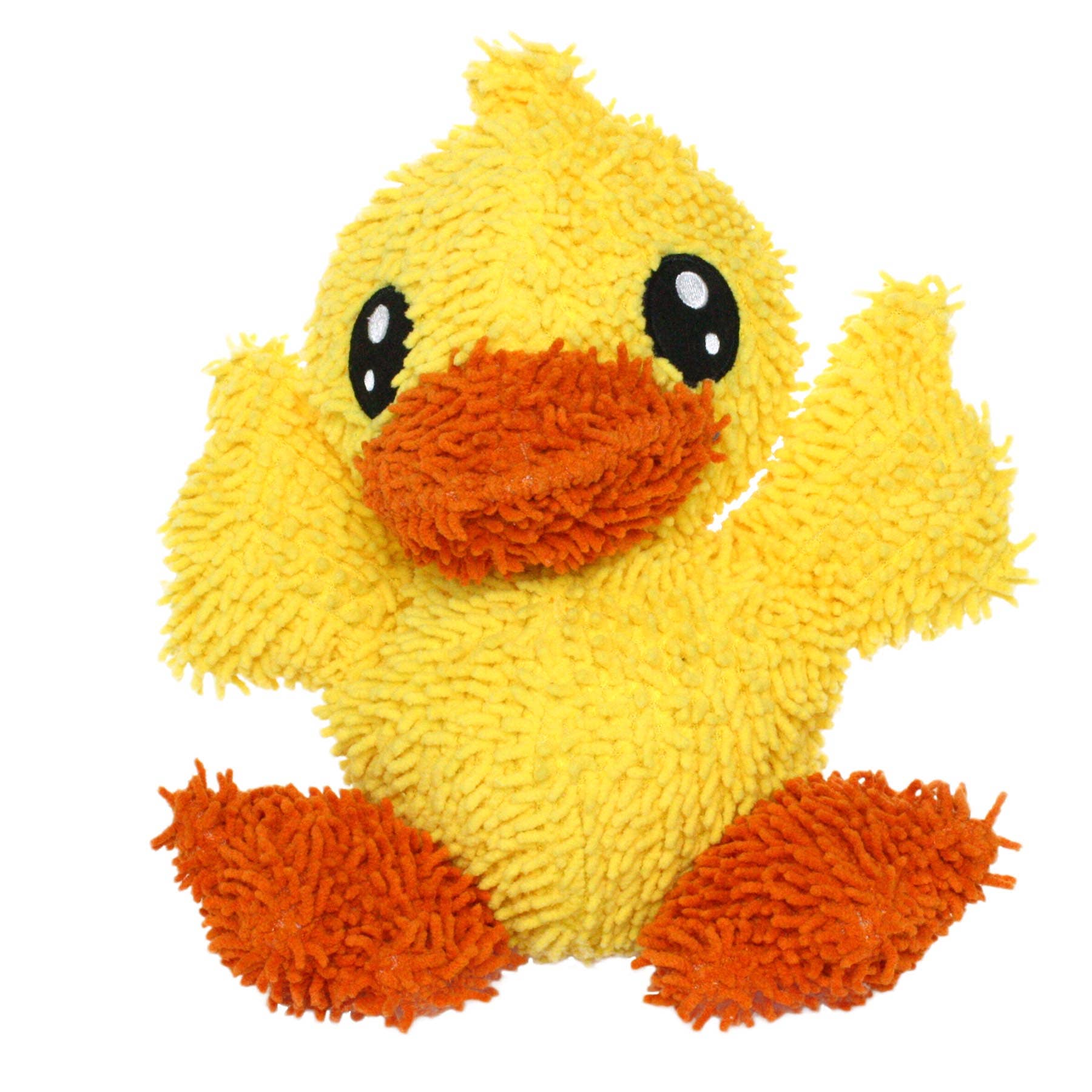 Mighty Microfiber Ball Duck, Durable, Squeaky Dog Toy large