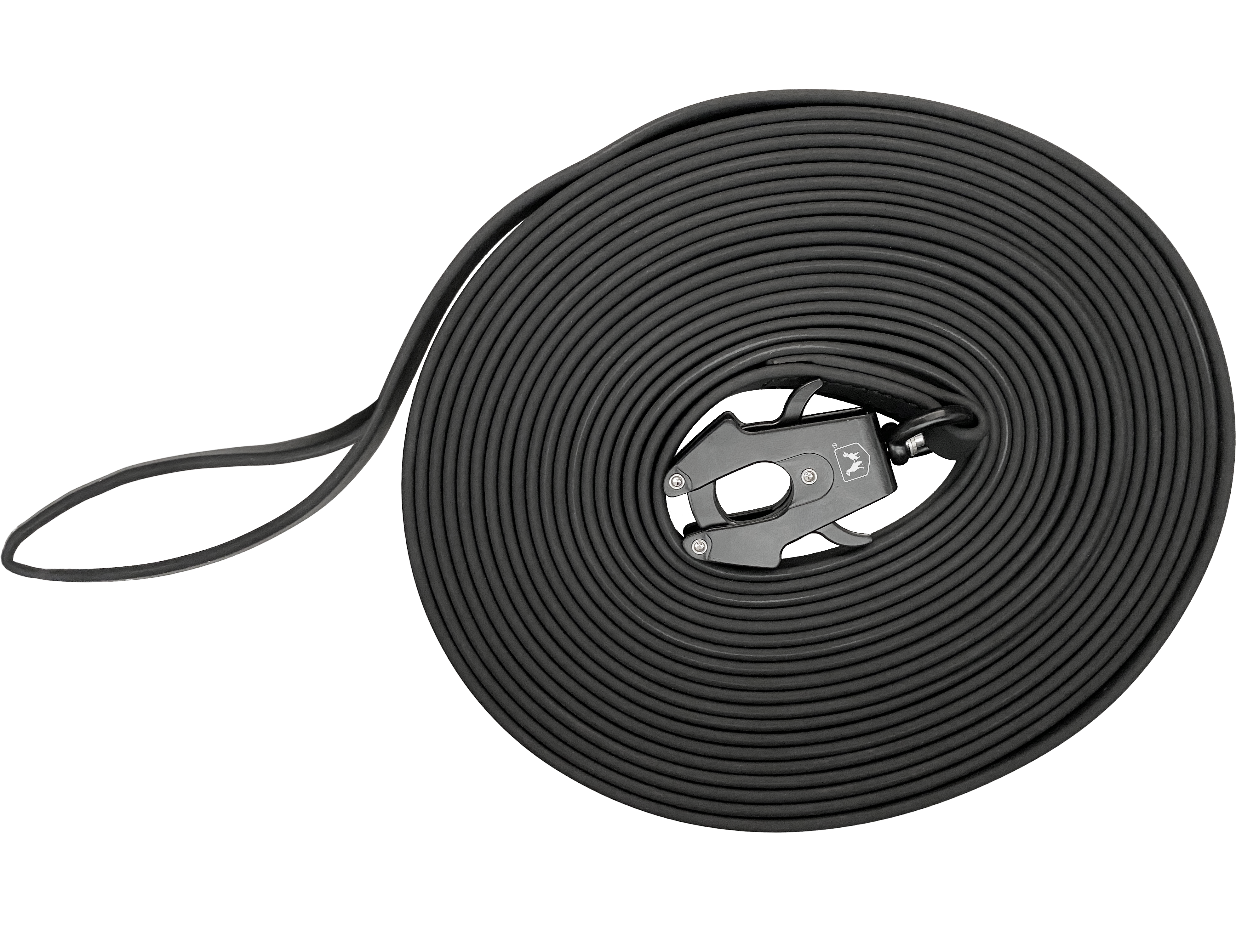 Boss Dog Polyester 20ft Tracking Leash - Black