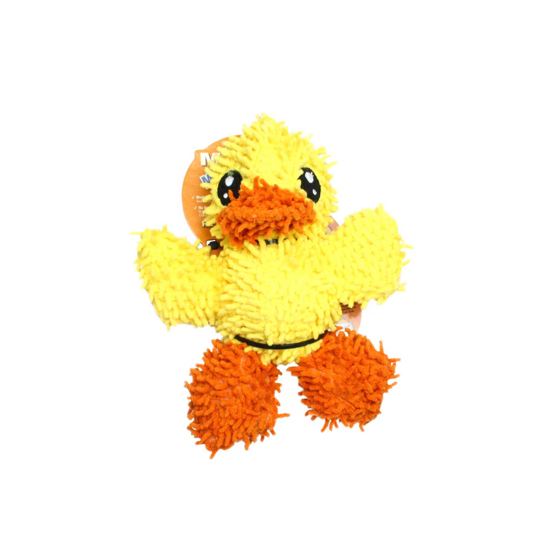 Mighty Microfiber Ball Duck, Durable, Squeaky Dog Toy large