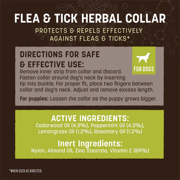 Earth Animal Nature's Protection Flea & Tick Collar for Dogs