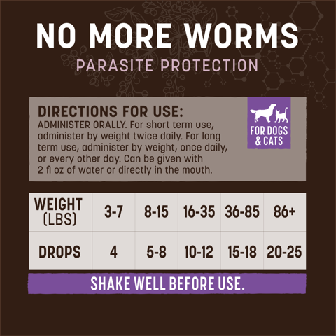 No More Worms Herbal Drops